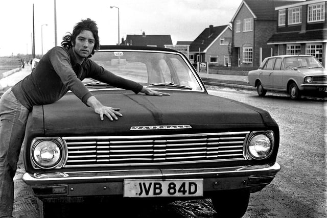 A Wigan car fanatic covered his Vauxhall in velvet instead of an expensive respray in 1973