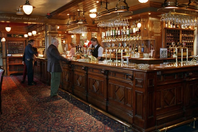 A view of the bar area at The Lord Darcy.