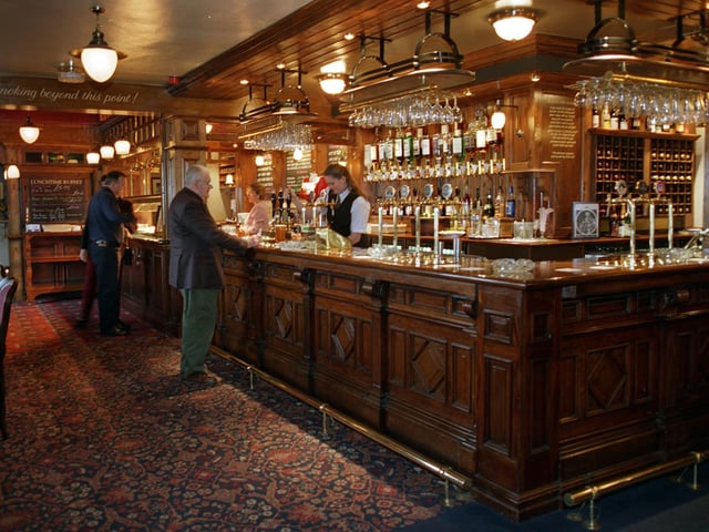 A view of the bar area at The Lord Darcy.