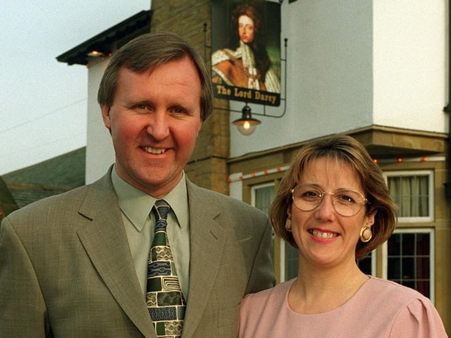 Proud publicans David and Sharon Hill.