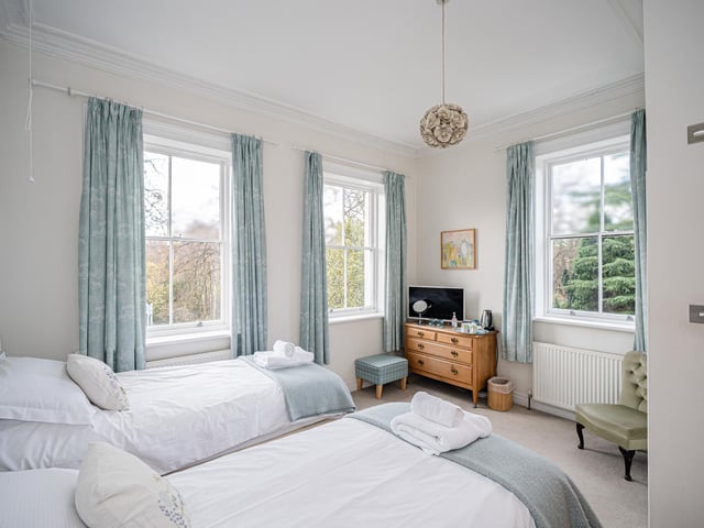 Stunning views from the large windows