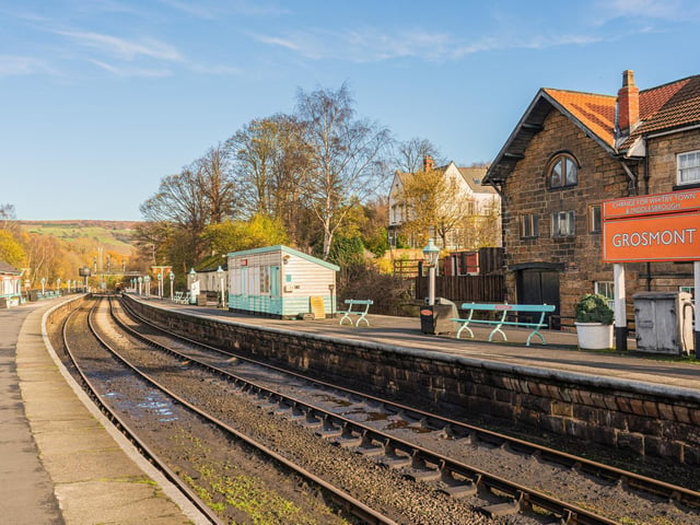 The house is located in an enviable position overlooking the railway