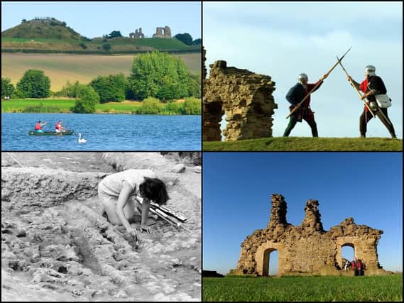 Photos offer a look at 900 years of history at Sandal Castle - from bloody battles and reenactments to family picnics and archaeological digs