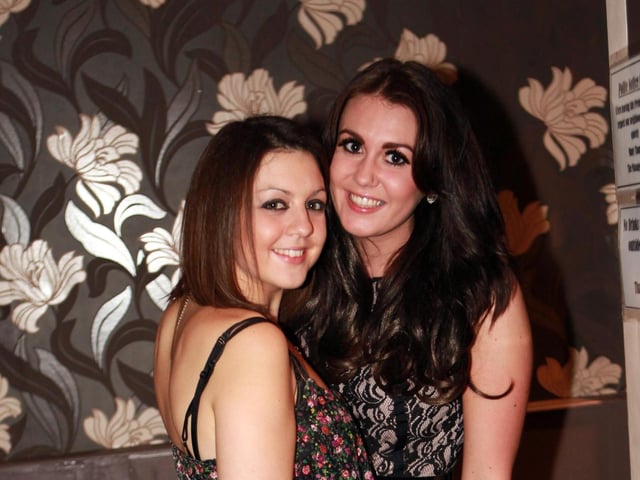 Laura and Carly, in 2013.