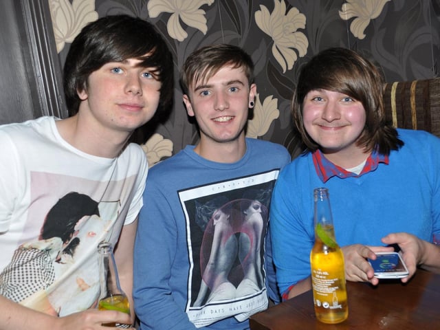 Rory, Joe and Keonn, in 2012.
