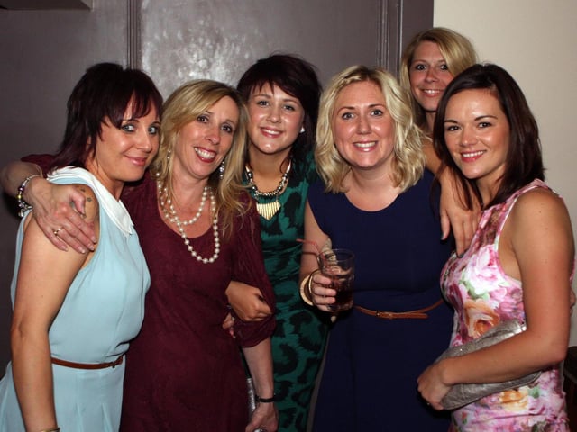 Andrea, Bev, Georgia, Becky, Claire and Carly, in 2013.