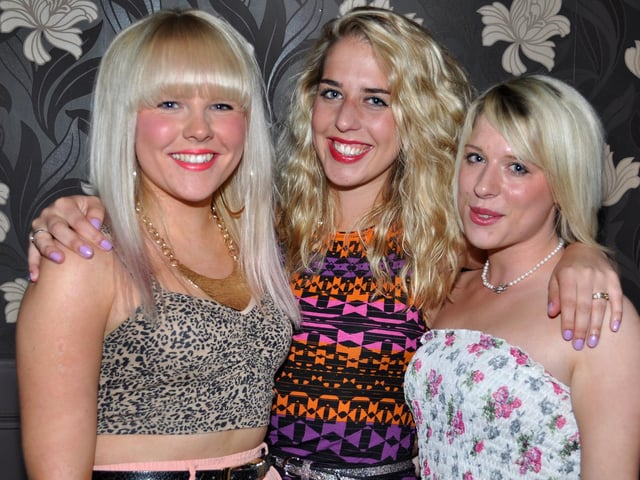 Chloe, Tess and Neisha, in 2012.