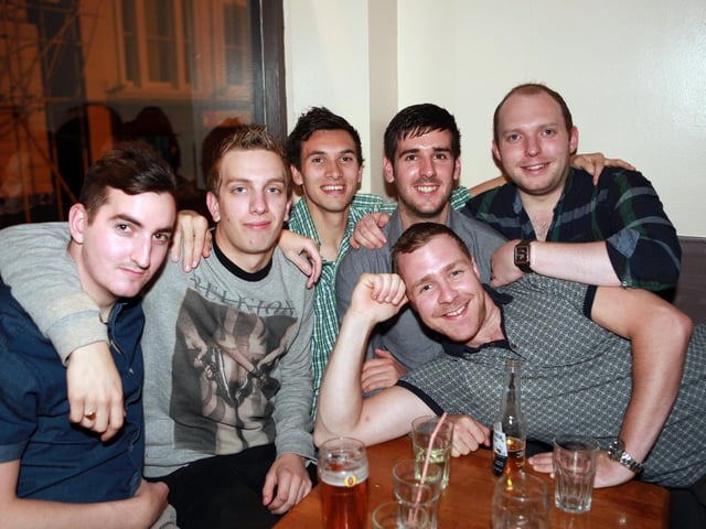 Alex, Will, Jam, Tom, Martin and Matthew, in 2013.