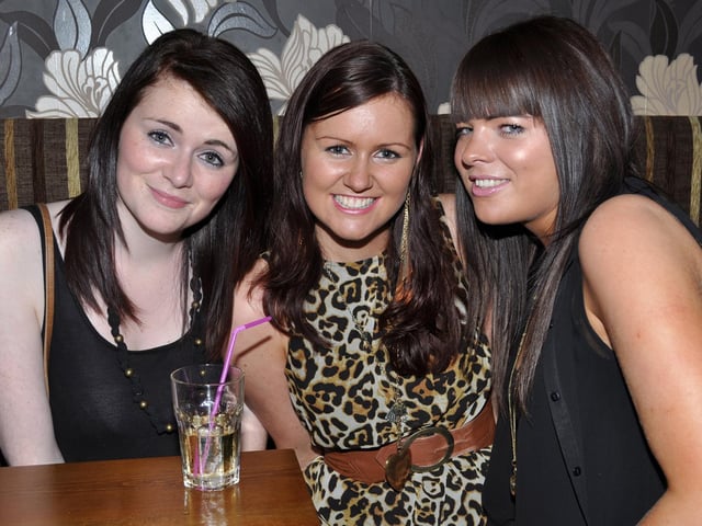 Meg, Lauren and Josephine, in 2012.