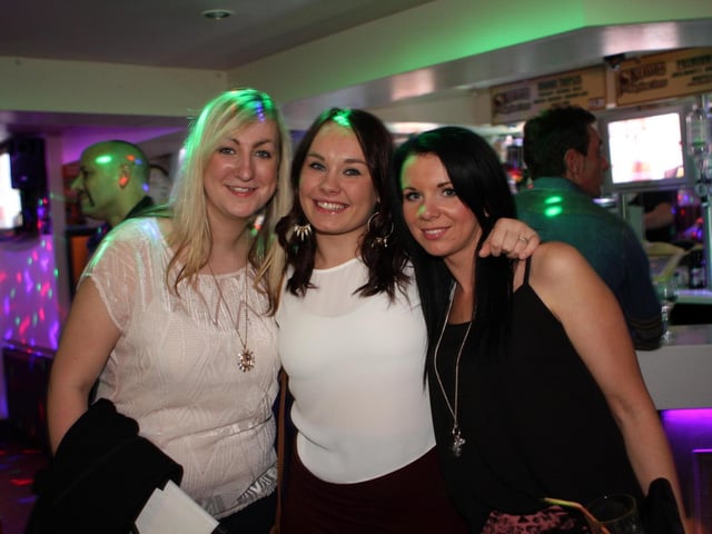 Ailsa, Kelly and Lauren, in 2013.