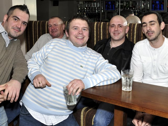 Andy, Jim, Daws, Darren and Malie, in 2011.