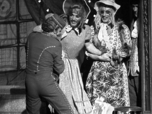 Billy Bremner as Buttons with The Ugly Sisters - Frank and Eddie Gray.