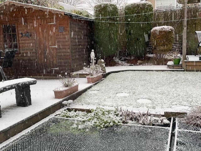 Alwoodley in the snow.
