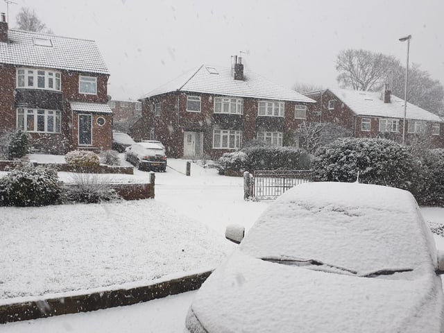 The Met Office had put a yellow weather warning in place for Leeds and Yorkshire from 5pm on Thursday to 11am on Friday.