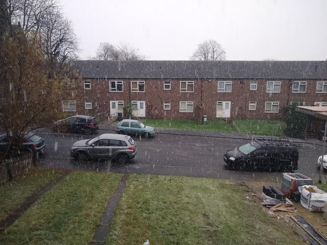 The snow is yet to settle in Burley.