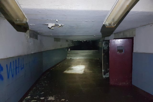 The cost of filling in the abandoned subway will be covered by a £900,000 fund from the Department of Transport.