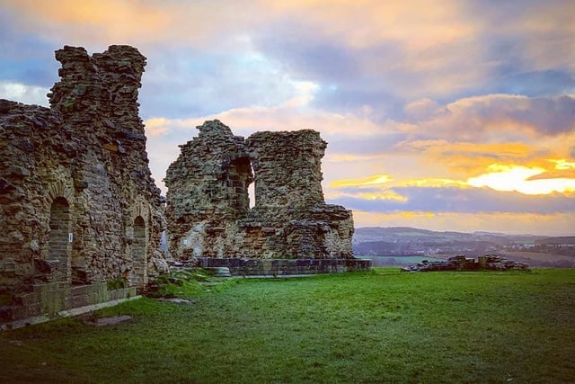 Ellie Brown took this photo of Sandal Castle as you've never seen it before.