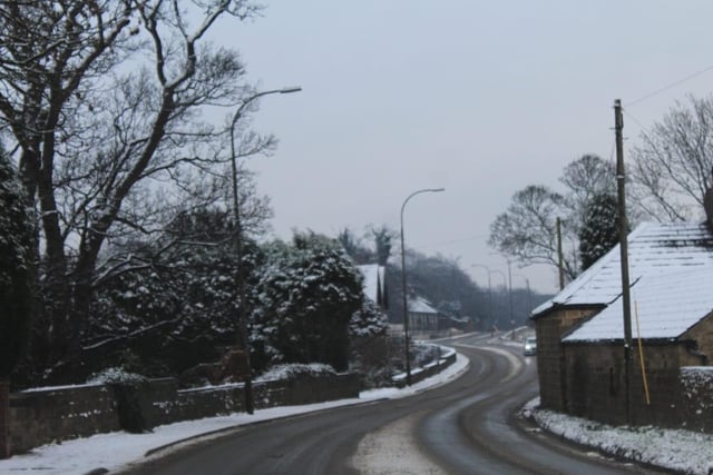 And last, but by no means least, Shelly Hiorns shared this image of Wragby in the snow.
