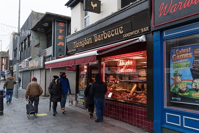 Abingdon Street - Fancy some BBQ'd chicken for dinner? This is the place!
