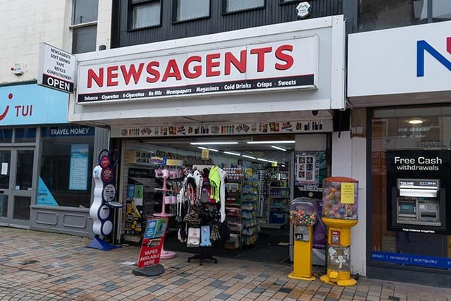 Cheapside - Pick up that copy of the Blackpool Gazette.