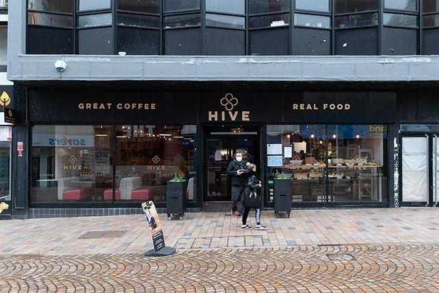 Church Street - Get that caffeine hit to start the day at Hive.