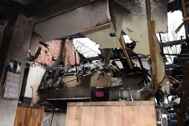 The fire on Monday, January 4 has gutted the Hesketh family's home in Newton-with-Scales