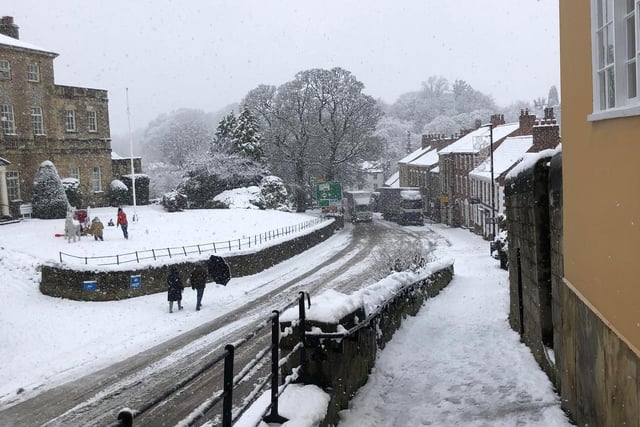 Bernard Higgins sent us this picture of Knaresborough High Street covered in thick snow.