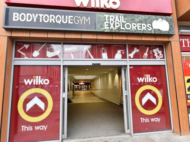Wilko, in the Balmoral Centre, Westborough.