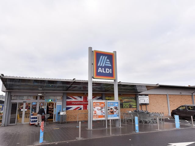 Aldi, on Northway.