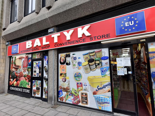 Baltyk store, on Westborough.