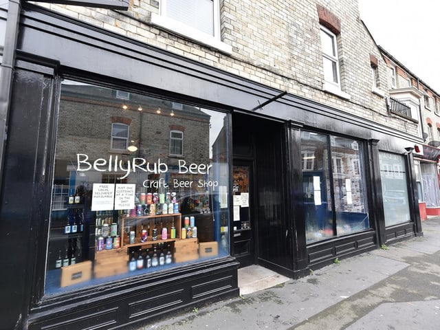 BellyRub Beer, on Hanover Road.