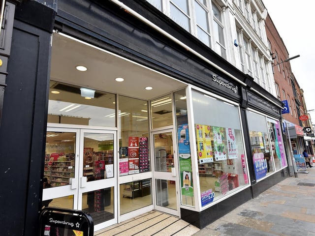 Superdrug, on Westborough.