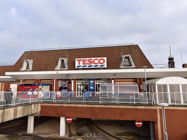 Tesco, on Westwood.