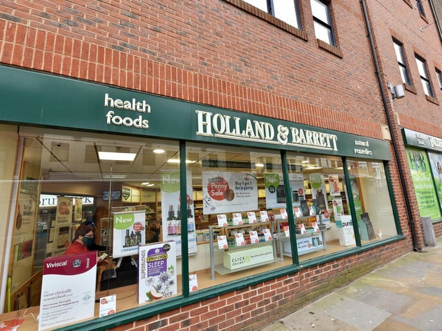 Holland & Barrett, on Westborough/Brunswick Centre.