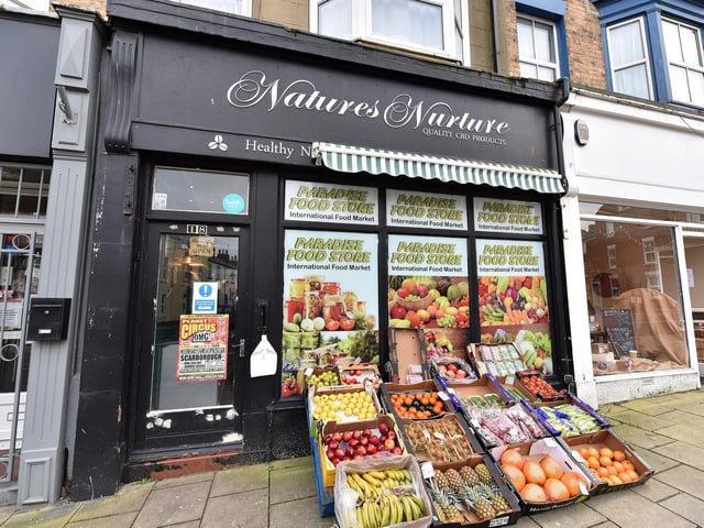 Paradise food store, on Victoria Road.
