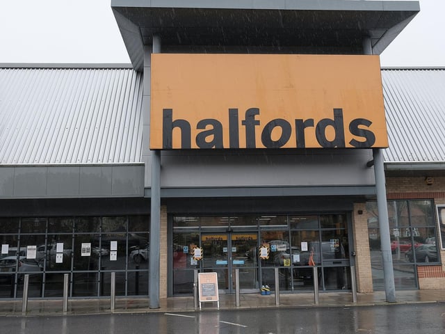 Halfords, at Seamer Road retail park.