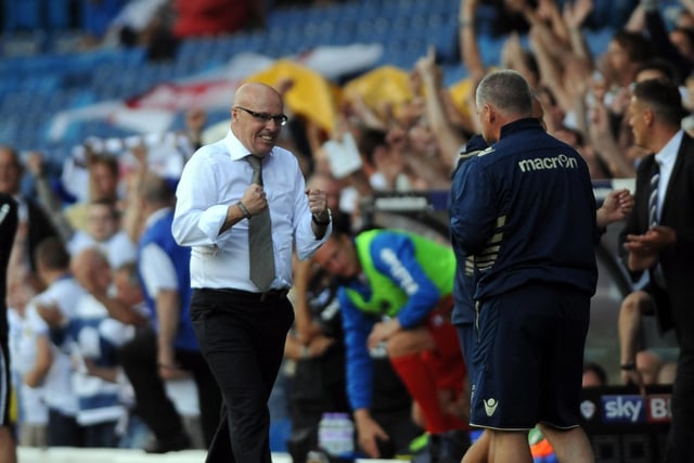 "Their goal which was a yard offside, but then we got a goal with the last kick of the game and you take that on the first day of the season" - manager Brian McDermott.