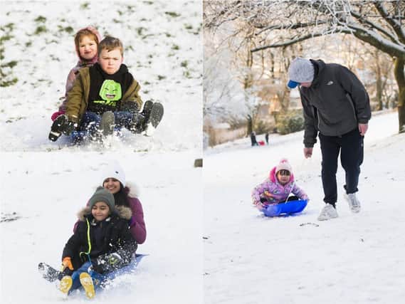 Fun in the snow at Halifax Park