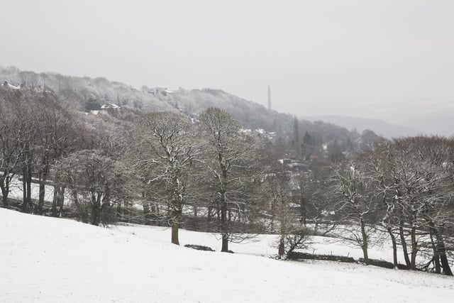 View from Warley towards Wainhouse Tower.