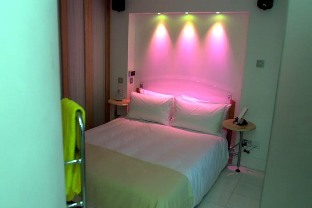 Trendy city centre apartments were becoming increasingly popular. Pictured is the bedroom of an apartment on Park Lane.