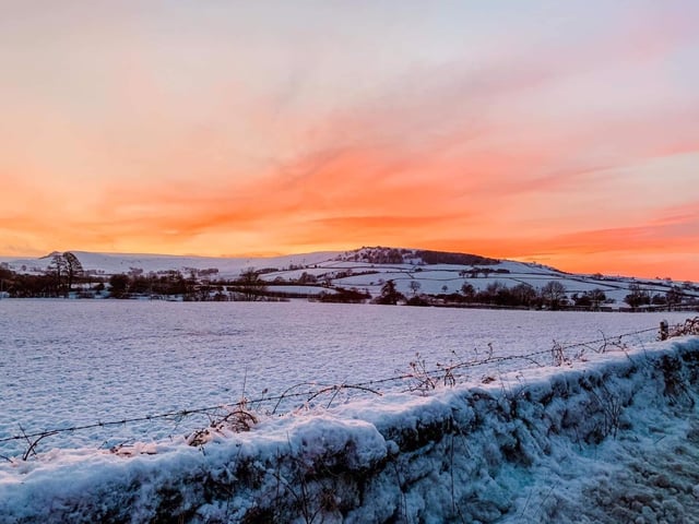 Stunning sunrise on the North York Moors