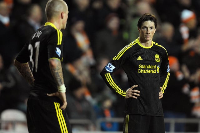 Martin Skrtel and Fernando Torres can't hide their disappointment