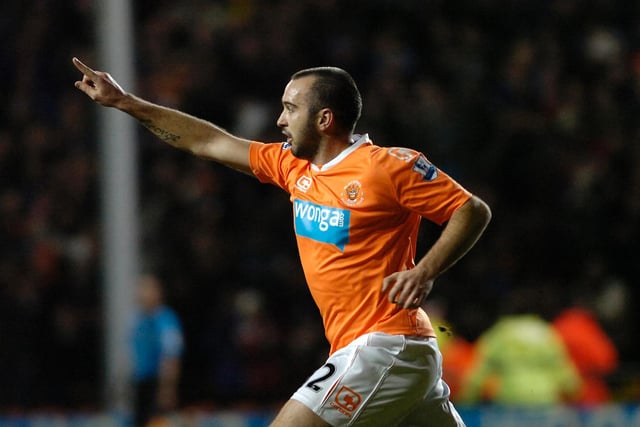 Gary Taylor-Fletcher celebrates scoring against the club he supports