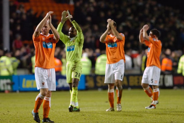 Blackpool's heroes applaud the home faithful