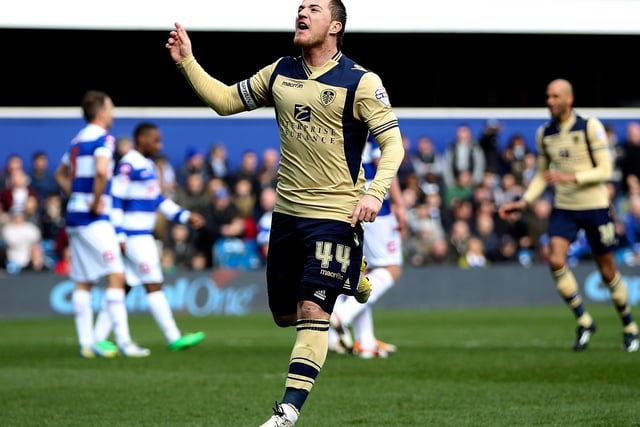 Ross McCormack celebrates after scoring the opening goal of the game against Queens Park Rangers at Loftus Road in March 2014.