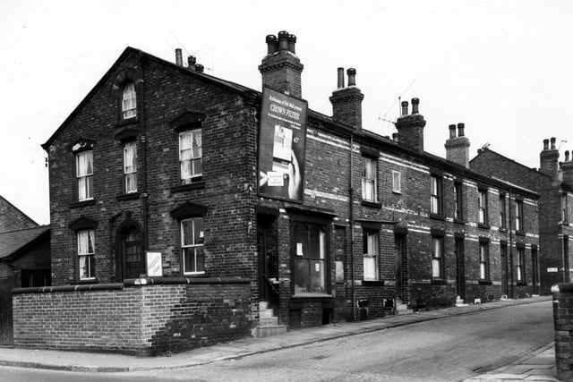 September 1966 and on the corner of Tong Road with a fish and chip shop seen towards the right.