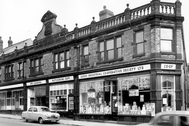The Armley branch of the Leeds Industrial Co-operative Society Ltd in June 1965.