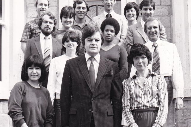 Staff at Paul Whittaker & Associates Ltd pictured in September 1981.