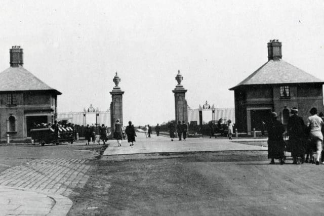 Stanley Park in 1926 at th gates near Mere Road