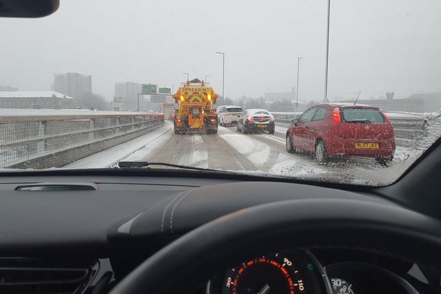 Halifax at a stand still earlier this morning by Harry Feather